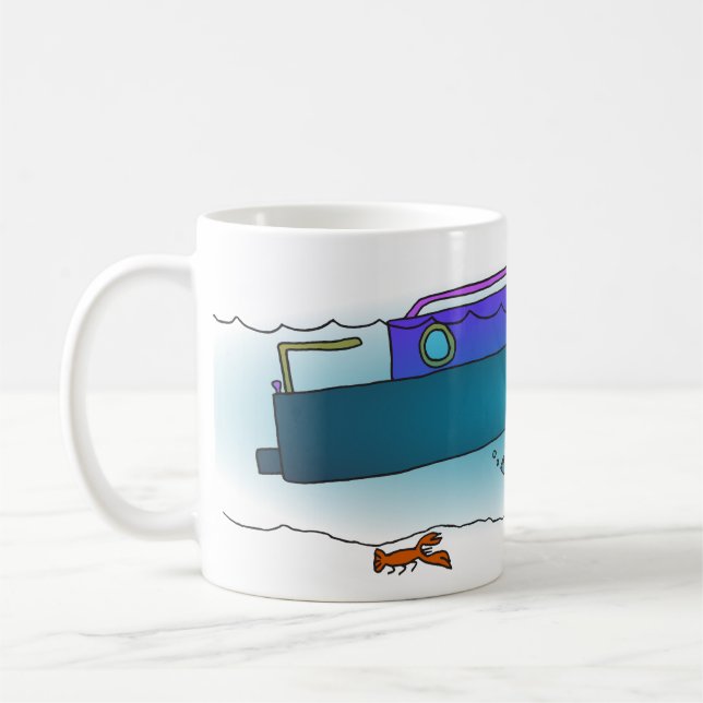 Tasse submergée de bateau (Gauche)