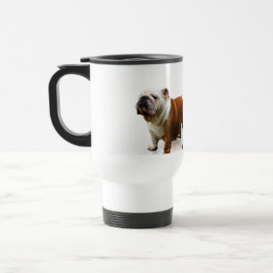 Tasse suffisante de voyage de bouledogue
