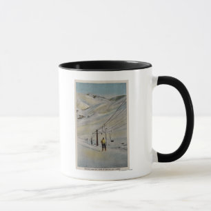 Tasse Sun Valley, IDMountain Scene, Ski Lifts in