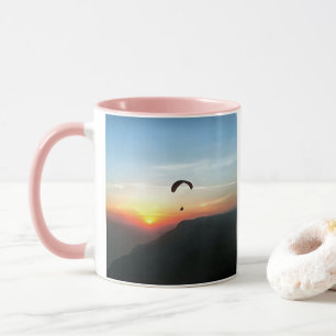 Tasse Sunset Paraglide Wanderlust Extreme Sports Art