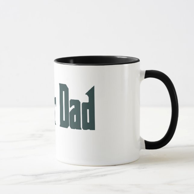 Tasse super papa top fête des pères arme cadeau idée mue (Droite)