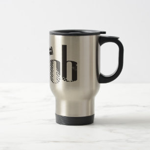 Tasse superbe de voyage de logo de plomb