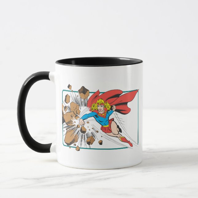 Tasse Supergirl détruit Boulder (Gauche)