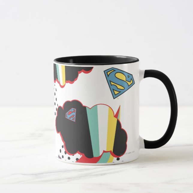 Tasse Supergirl Rainbow Cloud Motif (Droite)