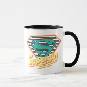 Tasse Supergirl Striped Logo