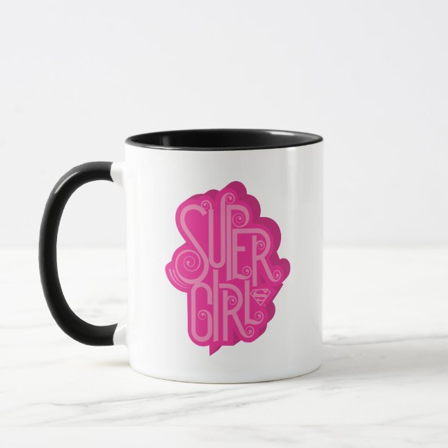 Tasse Supergirl Swirl 2 (Gauche)