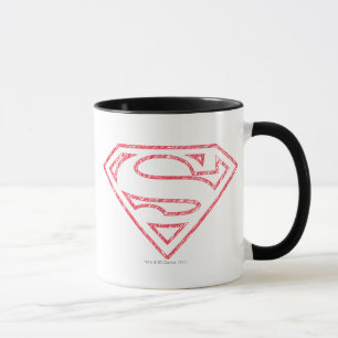 Tasse Superman S-Shield   Logo en ligne rouge