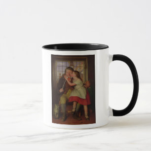 Tasse Sur le genou du grand-père