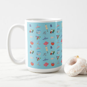 Tasse sur le thème de la couture