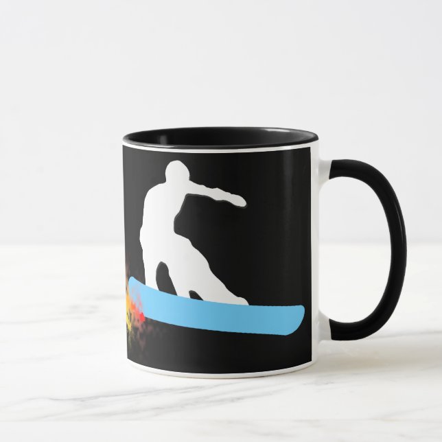 Tasse surf des neiges. arc-en-ciel (Droite)