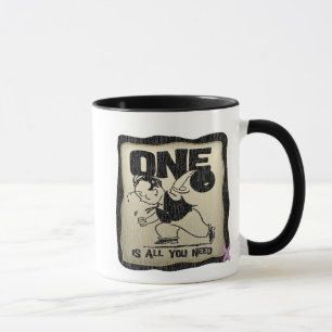 Tasse Survivant drôle de cancer du testicule