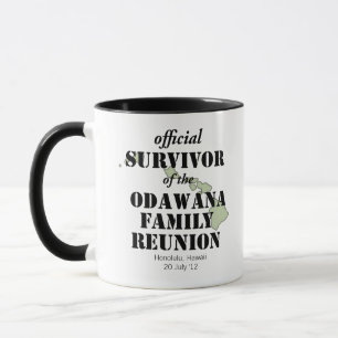 Tasse Survivant officiel de la Réunion familiale - Hawai