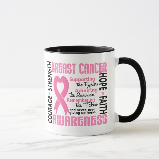 Tasse Survivants de combattants pris le cancer du sein 5 (Droite)