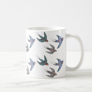 Tasse Swooping vite d'hirondelles