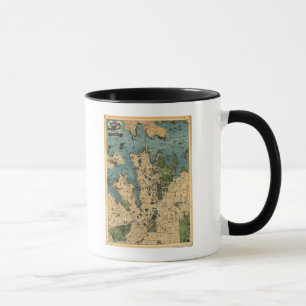 Tasse Sydney, carte d'AustraliaPanoramic