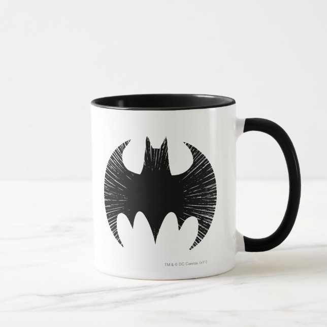 Tasse Symbole Batman | Logo Streak (Droite)