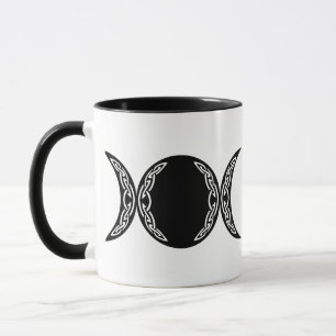 Tasse Symbole de lune de déesse triple