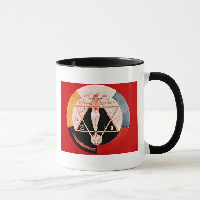 Tasse Symbole de Rosicrucian de l'ordre hermétique (Droite)