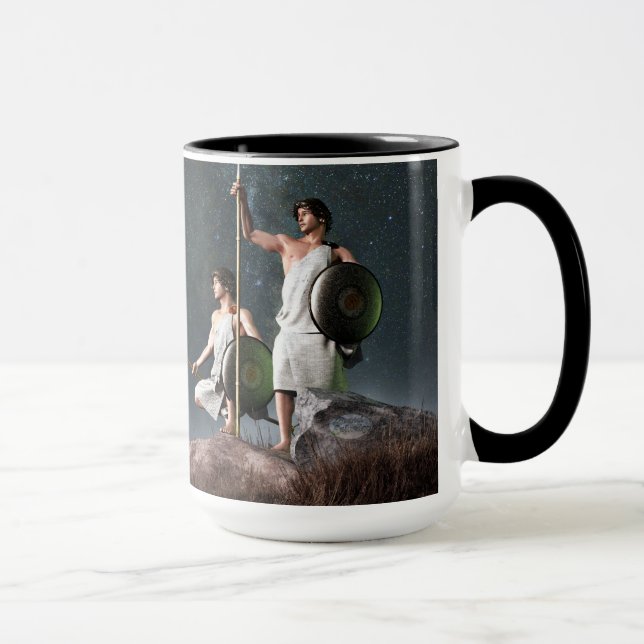 Tasse Symbole de zodiaque de Gémeaux (Droite)