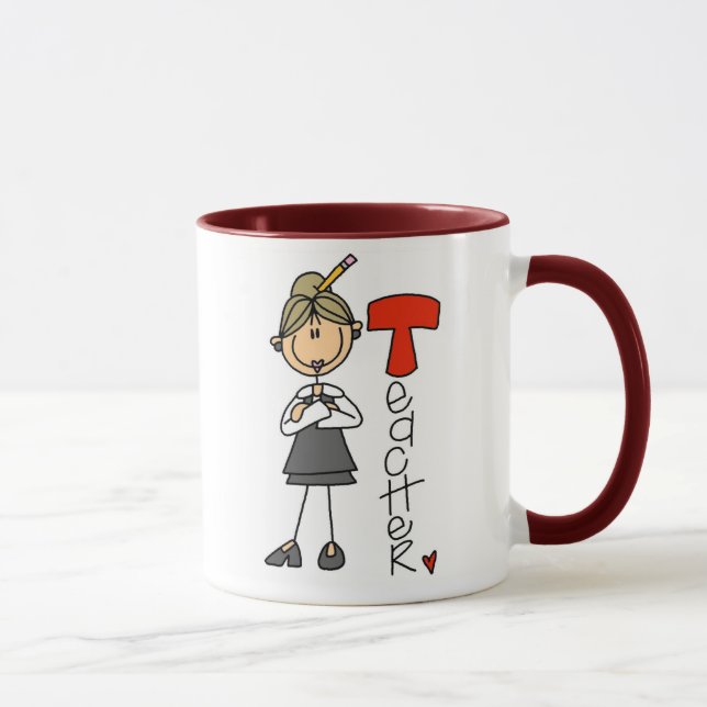 Tasse T est pour le professeur (Droite)