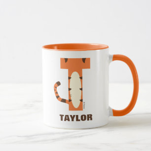 Tasse T est pour Tigger   Ajouter Votre Nom