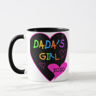 Tasse T-shirt fille de Dada, Mug, Bouton, Aimant, Plus