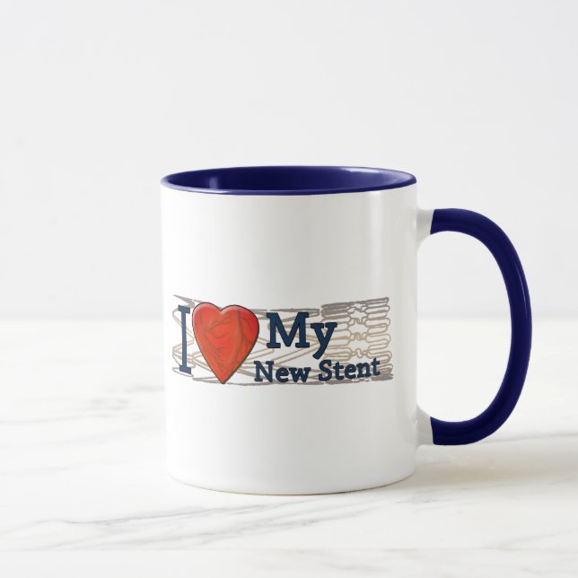 Tasse T-shirts cardiaque d'armature intra-artérielle des (Droite)