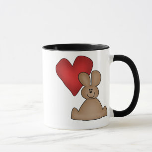 Tasse T-shirts et cadeaux de lapin d'amour
