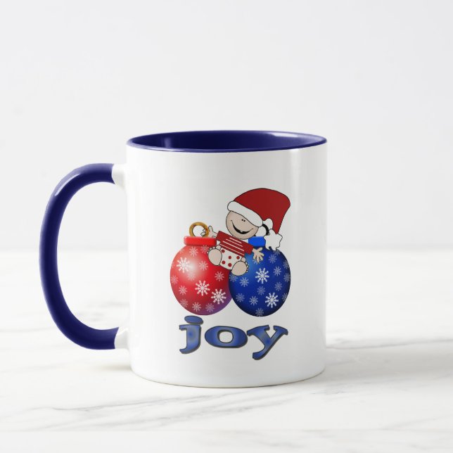 Tasse T-shirts et cadeaux de Noël pour bébé (Gauche)