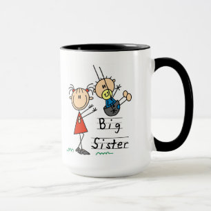 Tasse T-shirts et cadeaux de petit frère de grande soeu