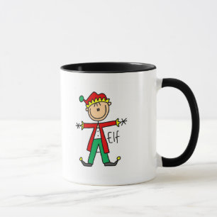 Tasse T-shirts et cadeaux d'Elf de vacances