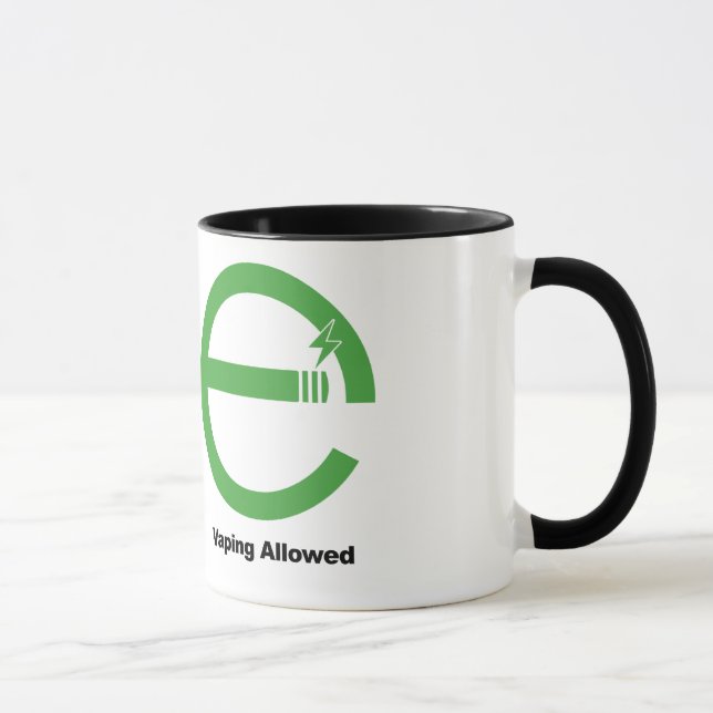 Tasse Tabagisme interdit. Vaping a laissé (Droite)