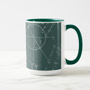 Tasse Tableau noir de maths