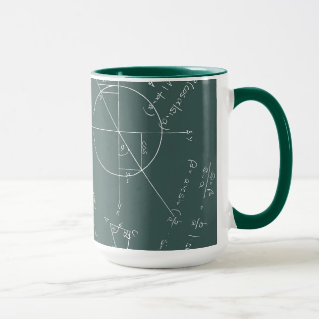 Tasse Tableau noir de maths (Droite)
