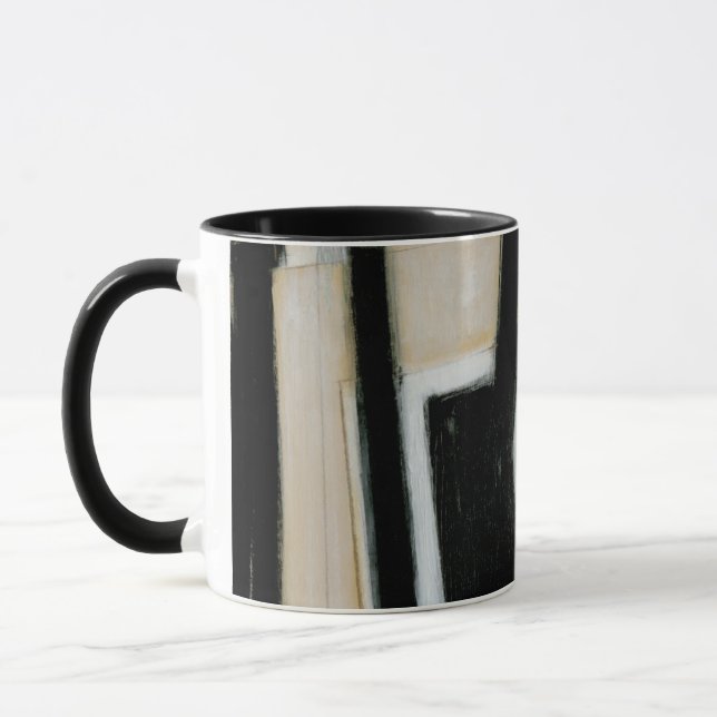 Tasse Tableau noir et blanc Abstrait (Gauche)