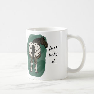 Tasse tachetée de bout