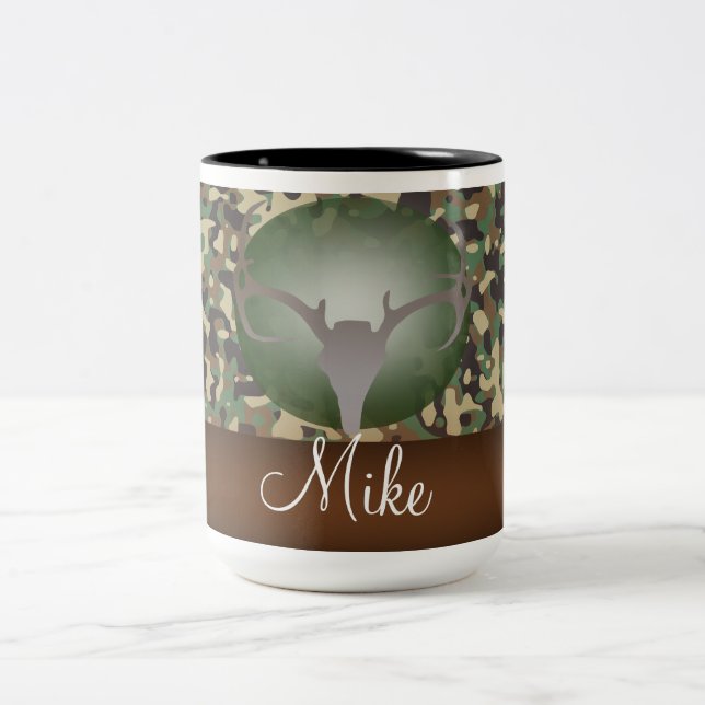 Tasse tachetée de Camo de vert d'andouillers de (Centre)