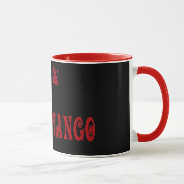 Tasse Tango rouge (Droite)