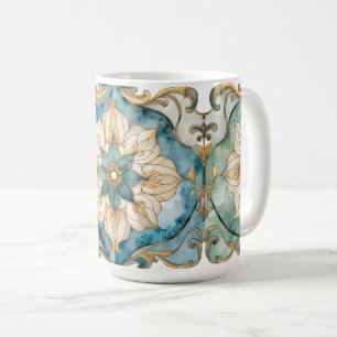 Tasse Tapisserie Floraison Céruléenne