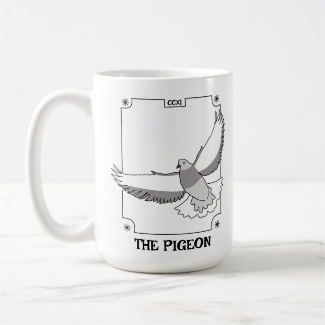 Tasse Tarot Pigeon NYC (Gauche)