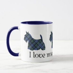 Tasse Tartan Black Watch Scottish Terrier