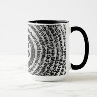 Tasse tasse, bourdonnement de padme de l'Inde, OM mani