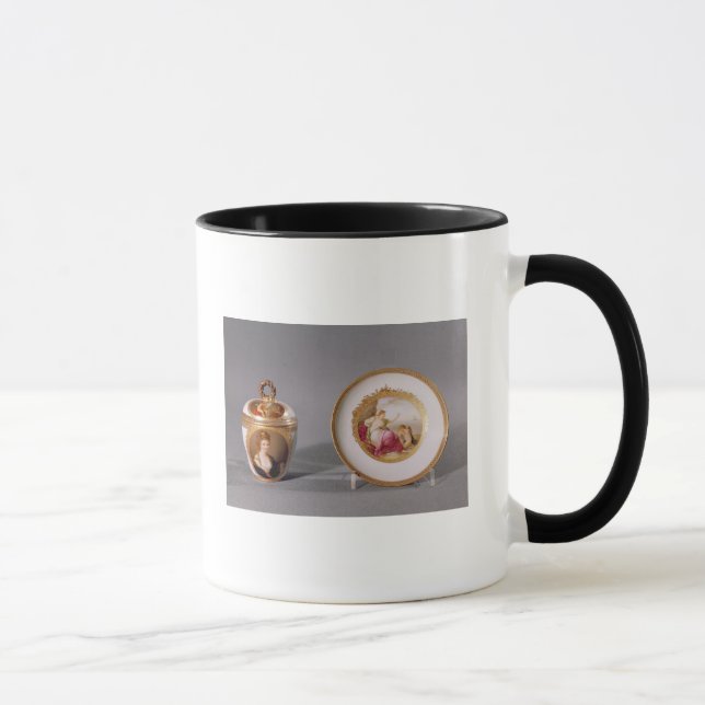 Tasse Tasse, couverture et soucoupe de Meissen (Droite)