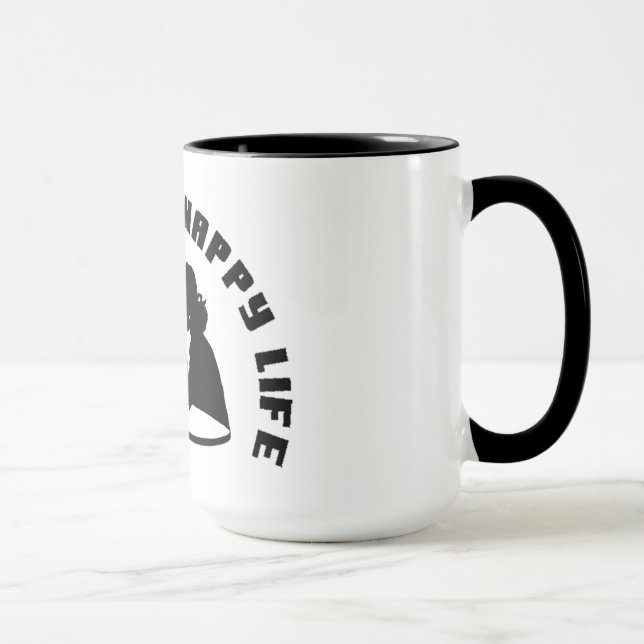 Tasse "Tasse de café heureuse de la vie d'épouse (Droite)
