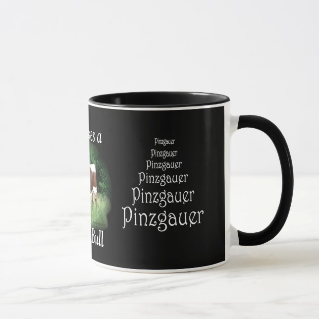 Tasse Tasse-personnaliser de PinzBlkHdl (Droite)