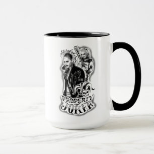 Tasse Tatouage d'aerographe de joker et de Harley du