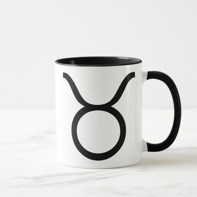 Tasse taurus noir (Droite)
