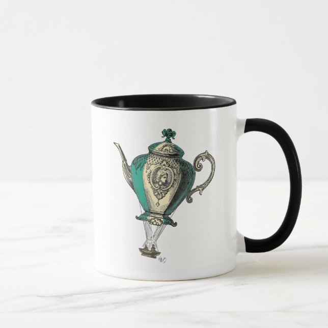 Tasse Teapot volant 1 Vert et Jaune (Droite)