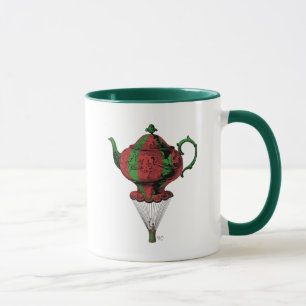 Tasse Teapot volant 2 rouge et vert