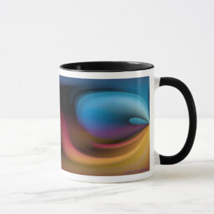 Tasse terre abstraite